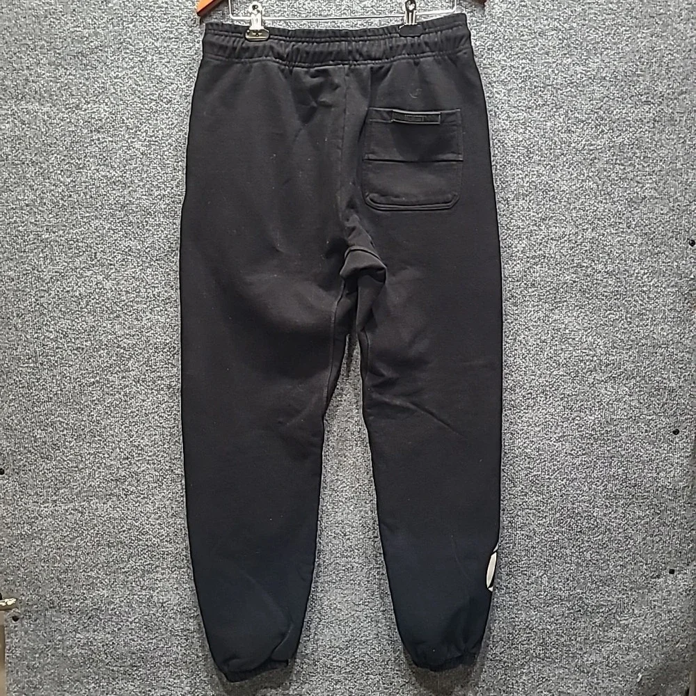 Memory Lane LA Sweatpants Men Medium Black Cotton Streetwear Logo Joggers